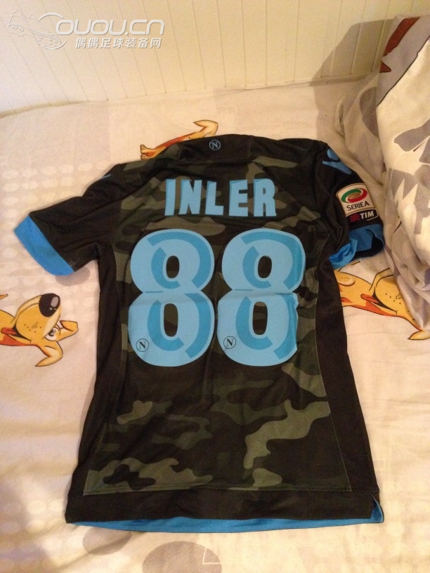 那不勒斯新赛季客场迷彩因勒印号