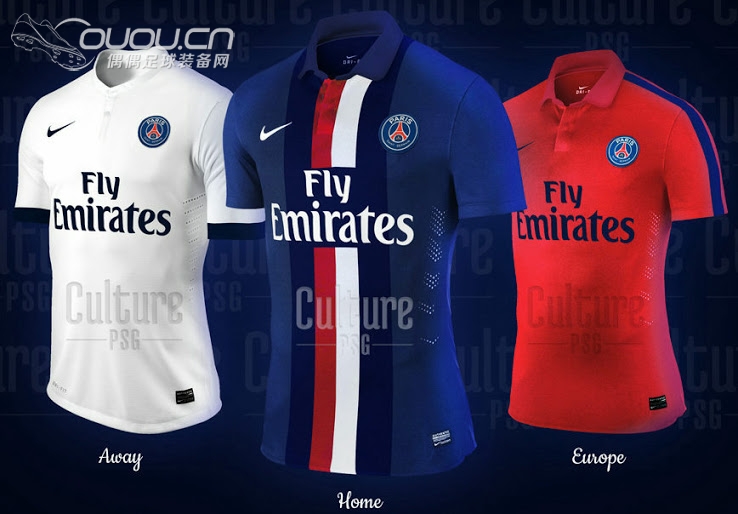 PSG 2014-15 球衣