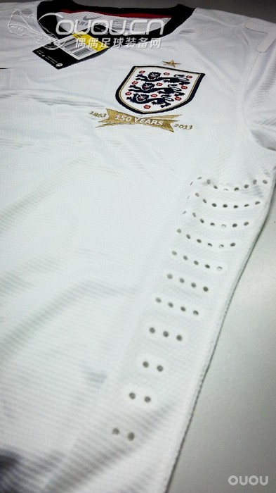 2013年英格兰150周年主场 更衣室球员版球衣 小体验!