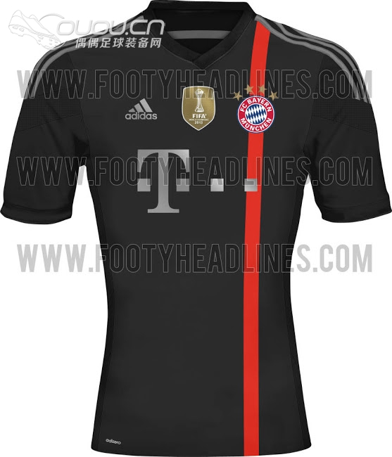 拜仁2014-15赛季主客场球衣