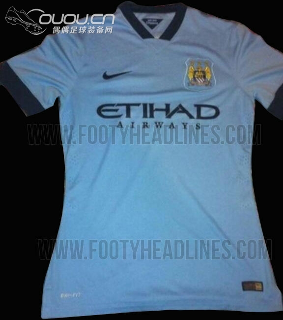 曼城谍照—下赛季主客场球衣
