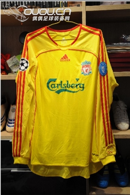利物浦2006-2008赛季欧冠客场球衣