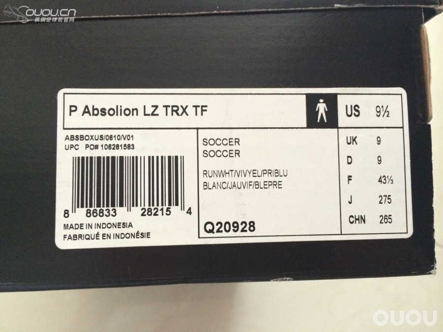 Adidas Absolion LZ TF ,顶级TF之感受