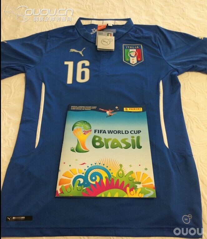 求鉴定意大利国家队巴西世界杯主场球衣真假
