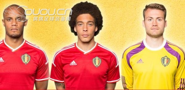 比利时国家队2014-16赛季主客场球衣