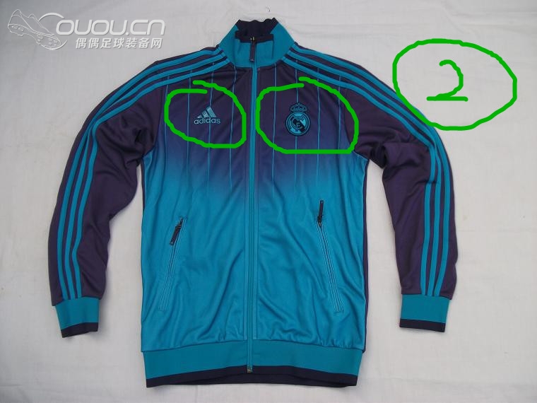皇马外套求鉴定真假