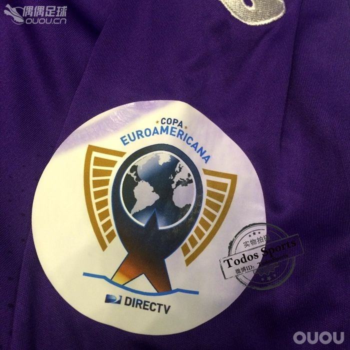 2014欧美杯佛罗伦萨4号隆卡格里亚Roncaglia更衣室签名球衣