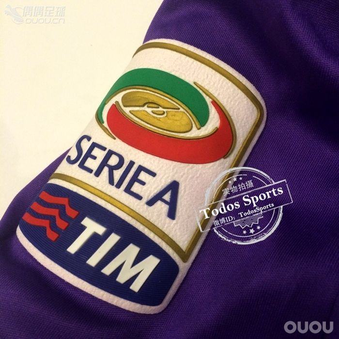 2014欧美杯佛罗伦萨4号隆卡格里亚Roncaglia更衣室签名球衣