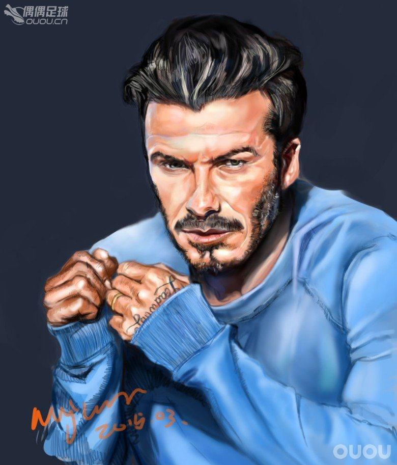 画张老贝 依然很帅