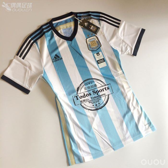 正品 阿根廷 2014世界杯Adizero球员版G74570 球迷版球衣 G74569