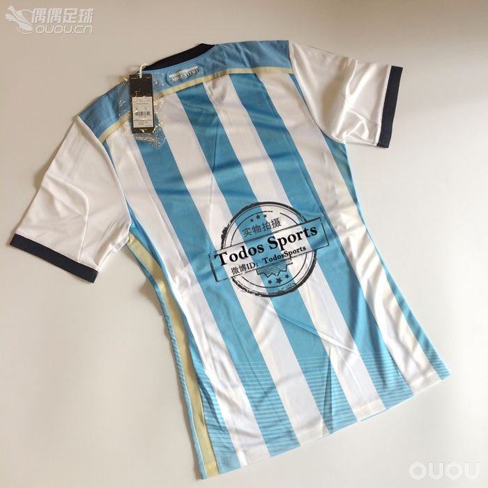 正品 阿根廷 2014世界杯Adizero球员版G74570 球迷版球衣 G74569