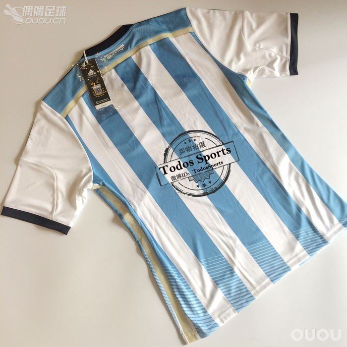 正品 阿根廷 2014世界杯Adizero球员版G74570 球迷版球衣 G74569