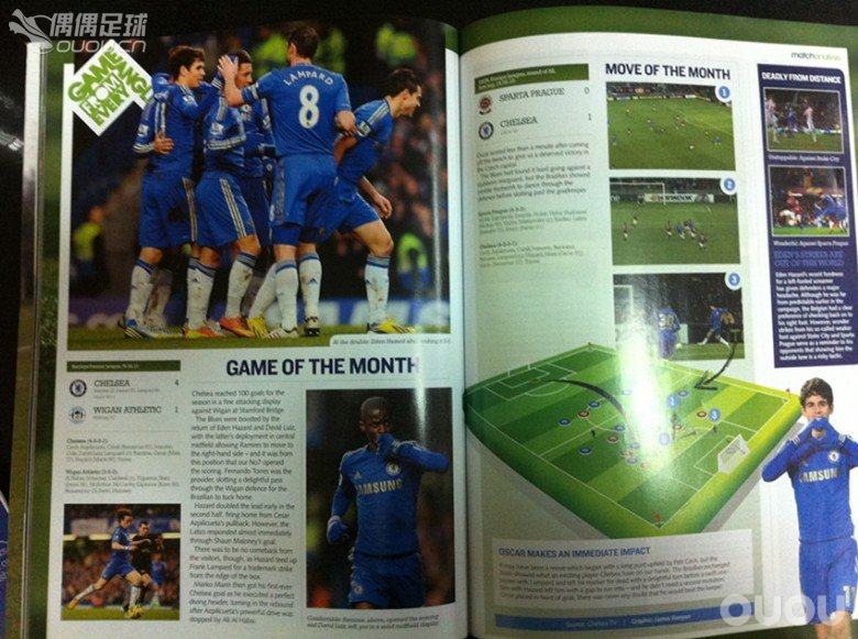 一些英超俱乐部的赛前官方指南和官方杂志