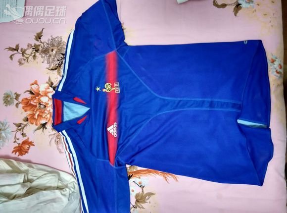 求鉴定2004法国队主场 领标被剪