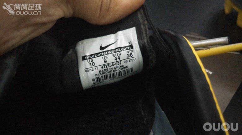 (求鉴定)买一双少一双的货!laser4黄黑和predator11顶欧