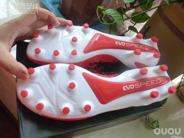 puma evospeed kun fg~~~阿kun限量 附几双主流球鞋鞋钉长度对比
