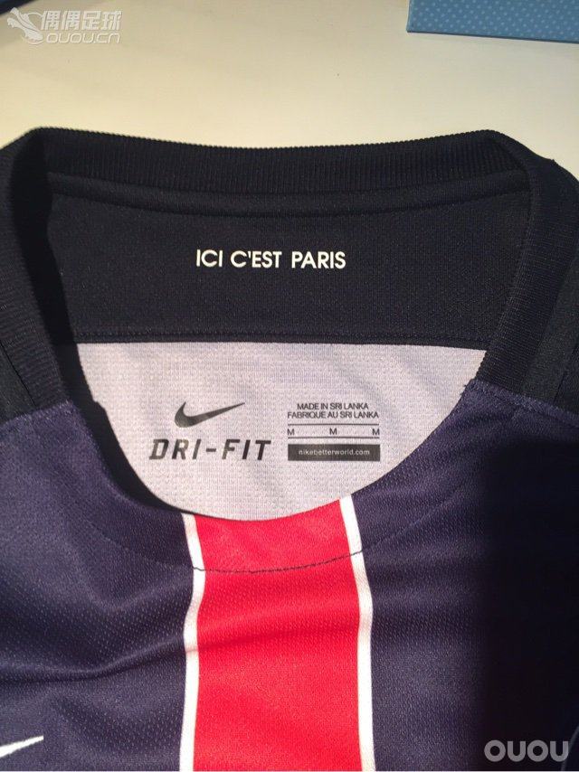 朋友从巴黎旗舰店带回的大巴黎球迷版!迫不急待给大家展示一下。