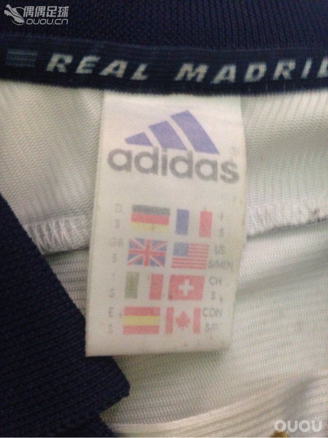 最近收了件99-00赛季的皇马