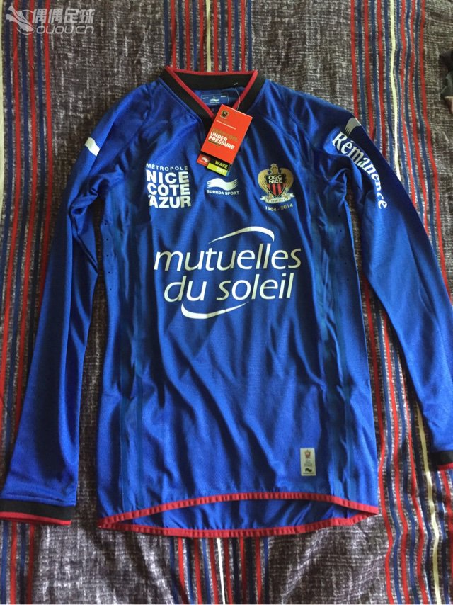 【欣赏】法甲尼斯1314球员版长袖