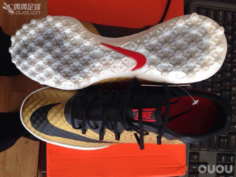 我也来发点新鞋感受,MERCURIALX FINALE TF 刺客10 黄金配色
