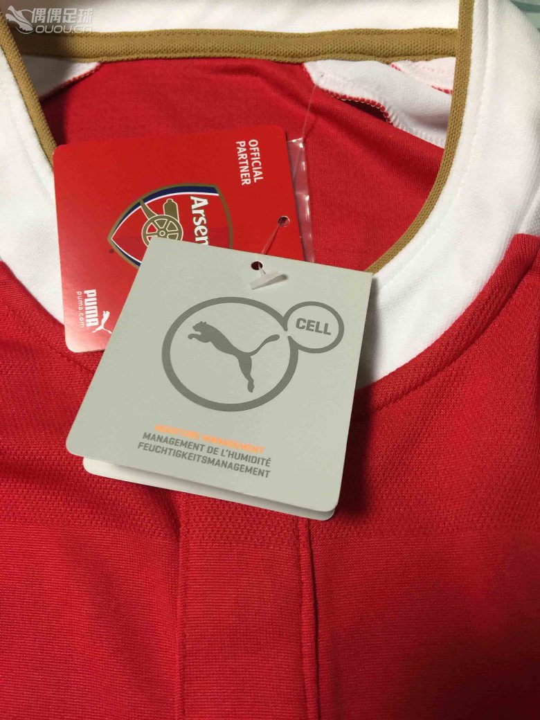 买了套英超阿森纳的球衣,自己组队用的,印了自己名字,大家帮我看看东西是否OK