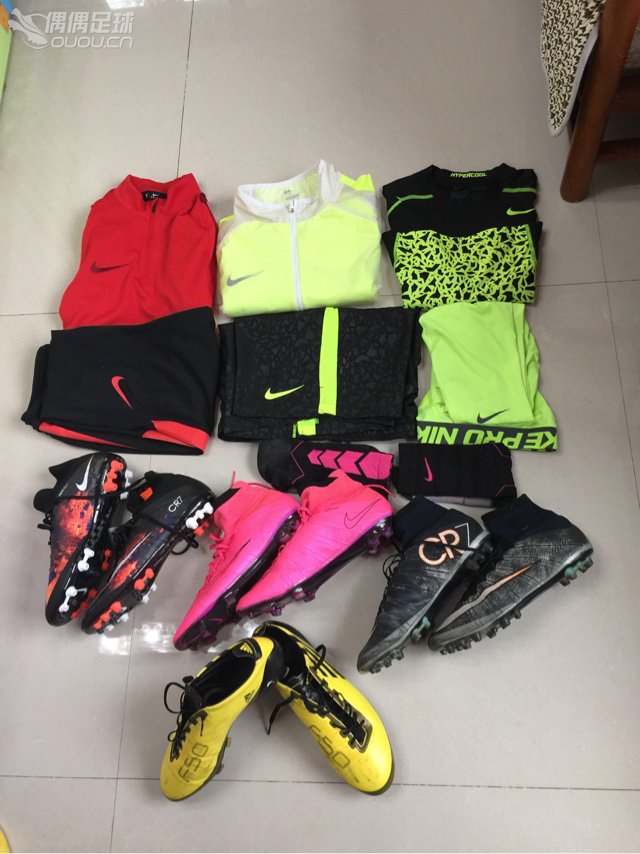 新到的装备和以前的。开心。