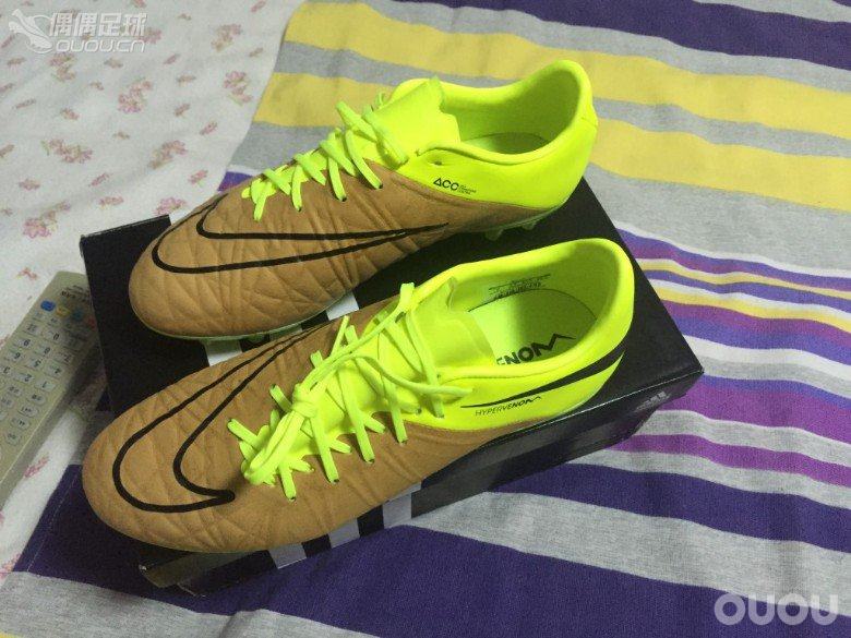 毒蜂2代袋鼠皮版,开箱Nike Hypervenom Phinish Leather FG – Canvas/Black/Volt