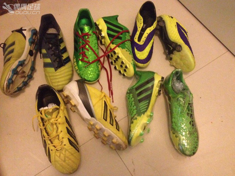 深度中毒偶偶之这些年我穿过的足球鞋
