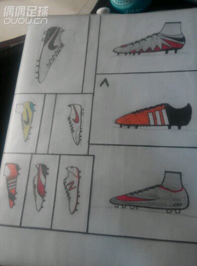 高中足球狗,没时间踢,只能睡前瞎画画(全凭记忆和印象)