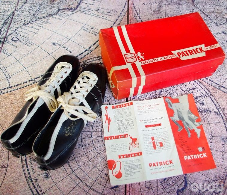 【在法国发现5双库存了60年的 法产PATRICK古董手工足球鞋】1950年代末,足球鞋发展进入较大转变时期的产物