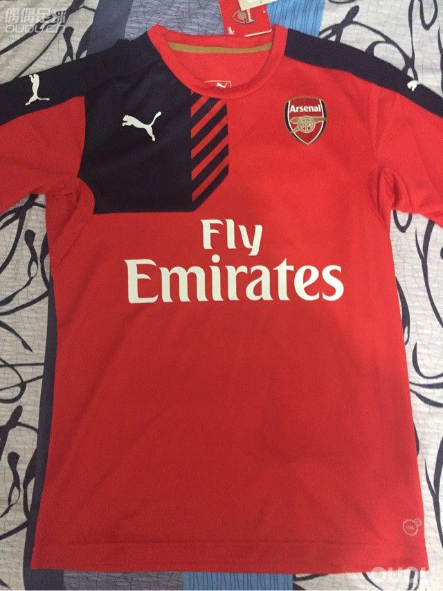 新入的阿森纳训练短袖,各位大神帮忙鉴定下真假,个人最大的疑惑是洗标上中文的款号是569618