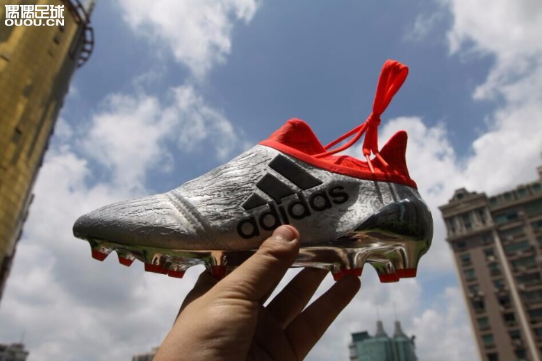 柳州首发  adidas X 16+ Purechaos FG 未来闪银天台杯配色