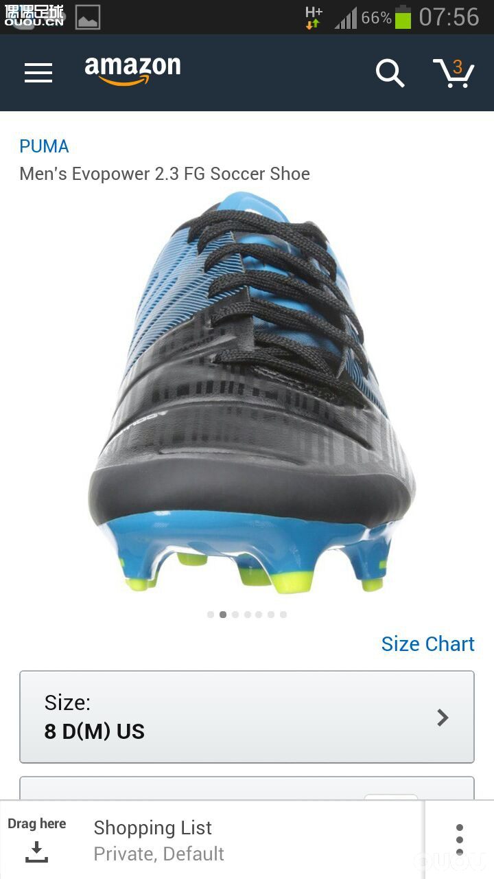 小白菜一双evopower2.3,us8码26.24美金,观察好几天了估计降到最低了