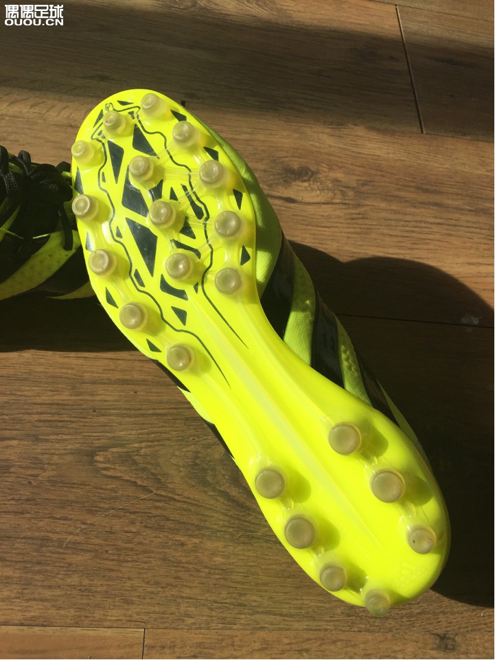 双十一战利品 adidas ACE 16.1 primeknit AG 光速配色