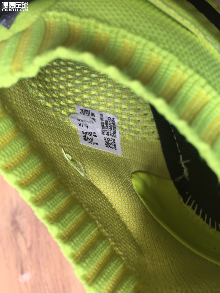 双十一战利品 adidas ACE 16.1 primeknit AG 光速配色