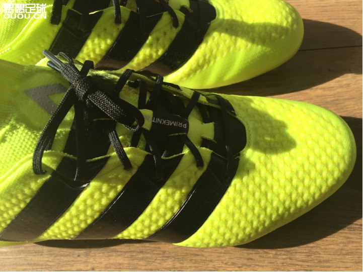 双十一战利品 adidas ACE 16.1 primeknit AG 光速配色