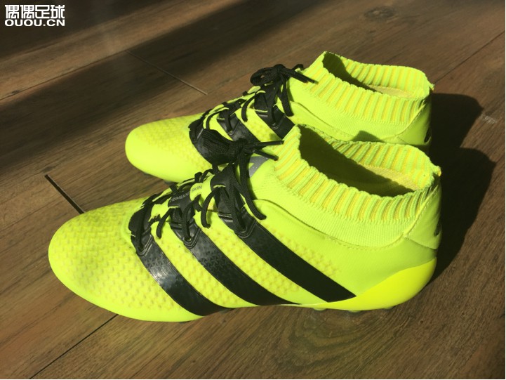 双十一战利品 adidas ACE 16.1 primeknit AG 光速配色