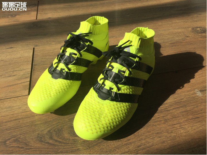双十一战利品 adidas ACE 16.1 primeknit AG 光速配色