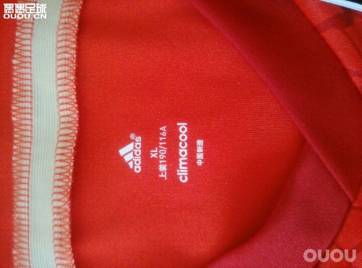 请大家鉴定一下国足球衣呀,阿迪达斯的。老款球衣一件。