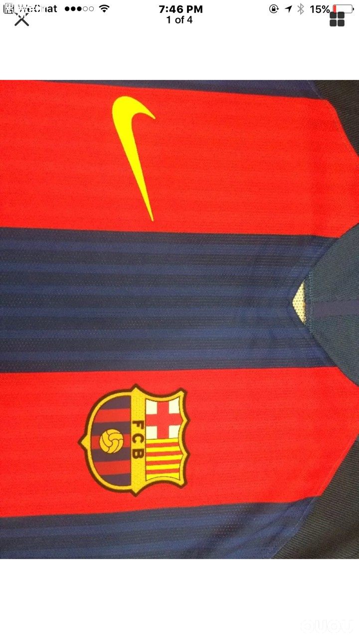 麻烦哥哥姐姐鉴定下这件巴萨球员版的真假