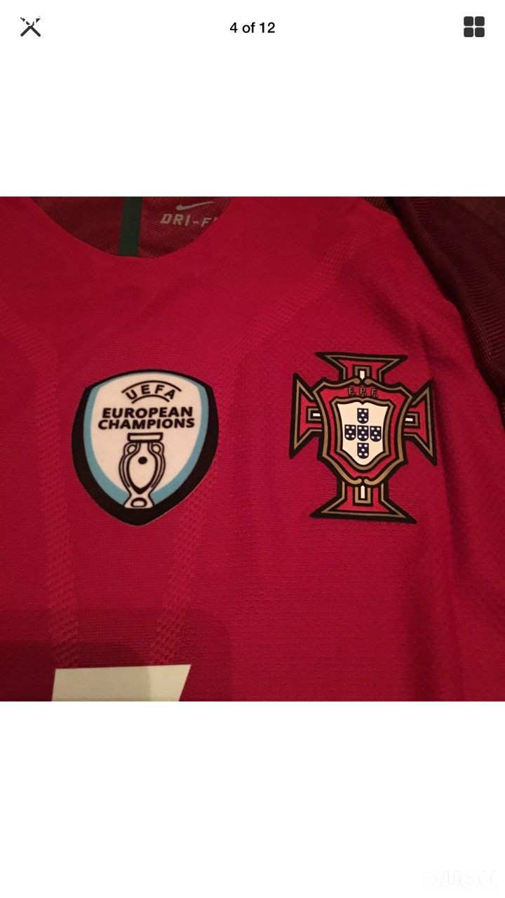 求大神鉴定一下这件葡萄牙球员版的真假