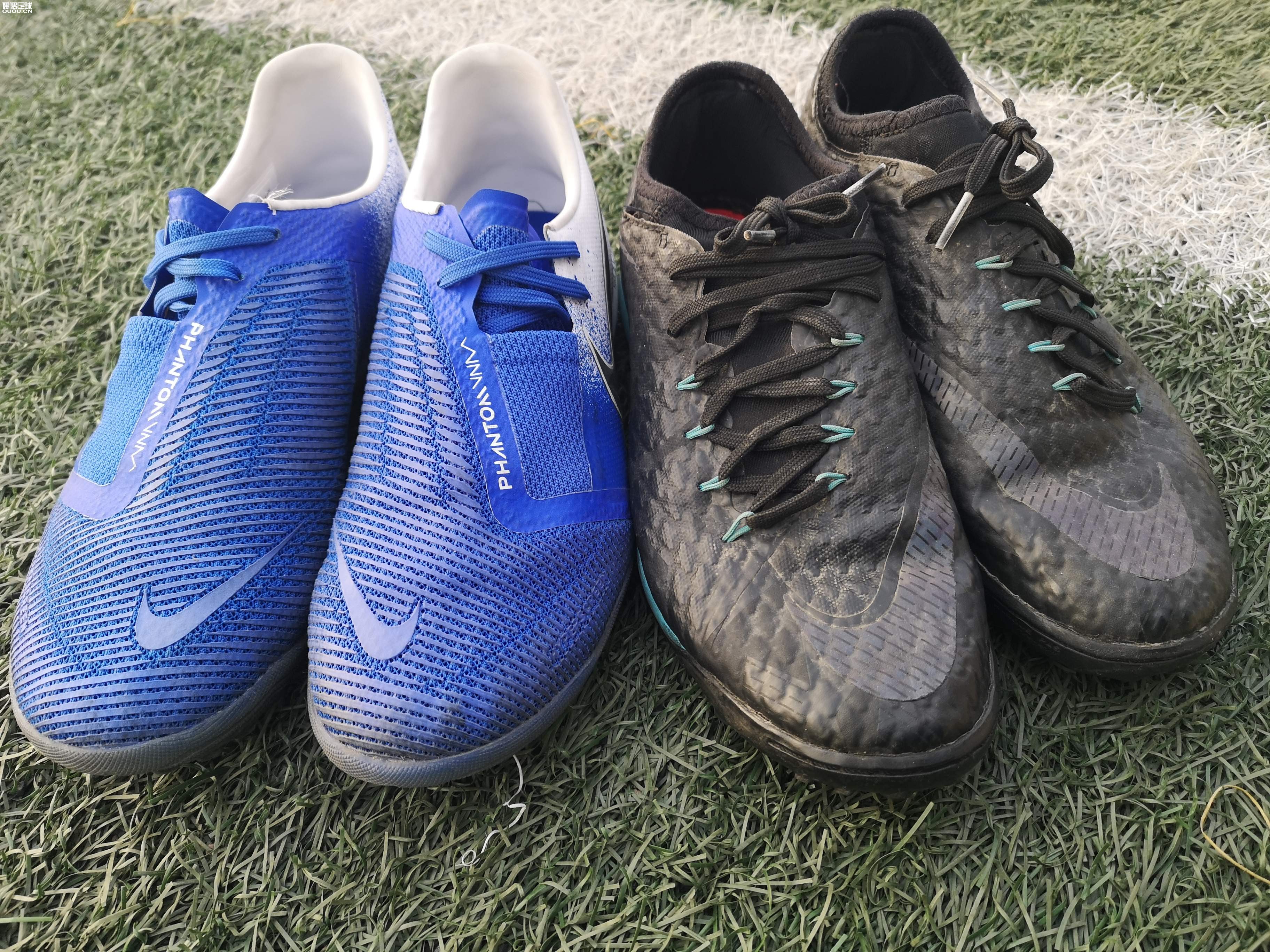 谁更毒?Nike Hypervenom X FINALE Ⅱ TF & Nike Phantom venom pro TF测评
