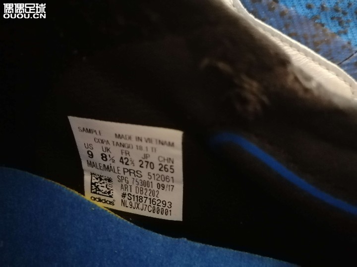 copa18.1tf,个人看不出什么问题,阿迪达斯的鞋不是很多