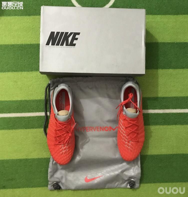 耐克*Nike Hypervenom Phantom FG顶配世界杯红灰毒蜂3 AJ3805-600 JP270