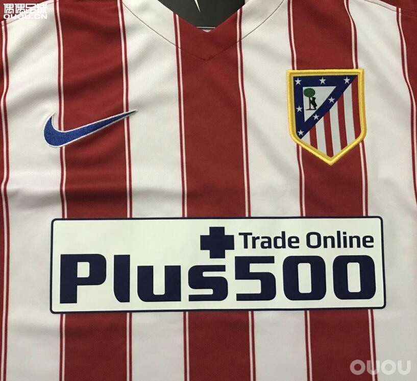 1516赛季马德里竞技*马竞主场短袖球迷版光板球衣球服686337-648只有L码