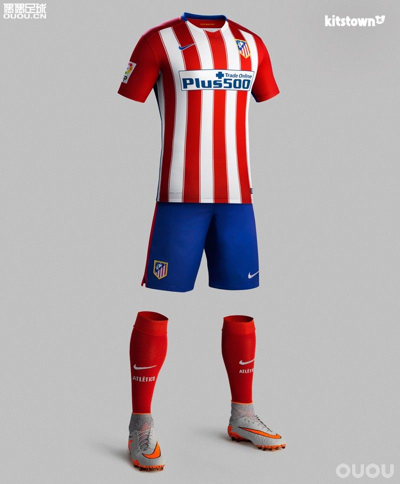 1516赛季马德里竞技*马竞主场短袖球迷版光板球衣球服686337-648只有L码