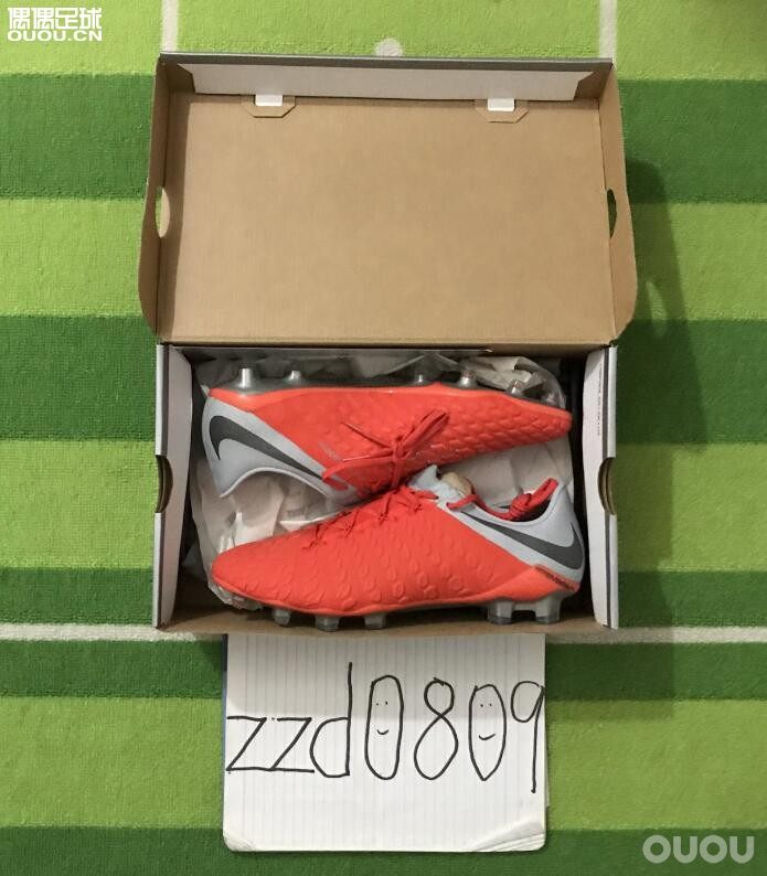 耐克*Nike Hypervenom Phantom FG顶配世界杯红灰毒蜂3 AJ3805-600 JP270