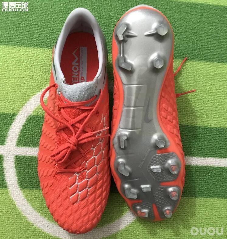耐克*Nike Hypervenom Phantom FG顶配世界杯红灰毒蜂3 AJ3805-600 JP270