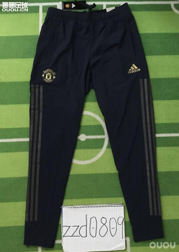 1819赛季曼联欧冠UCL足球梭织训练长裤收腿裤CW7566只有S码