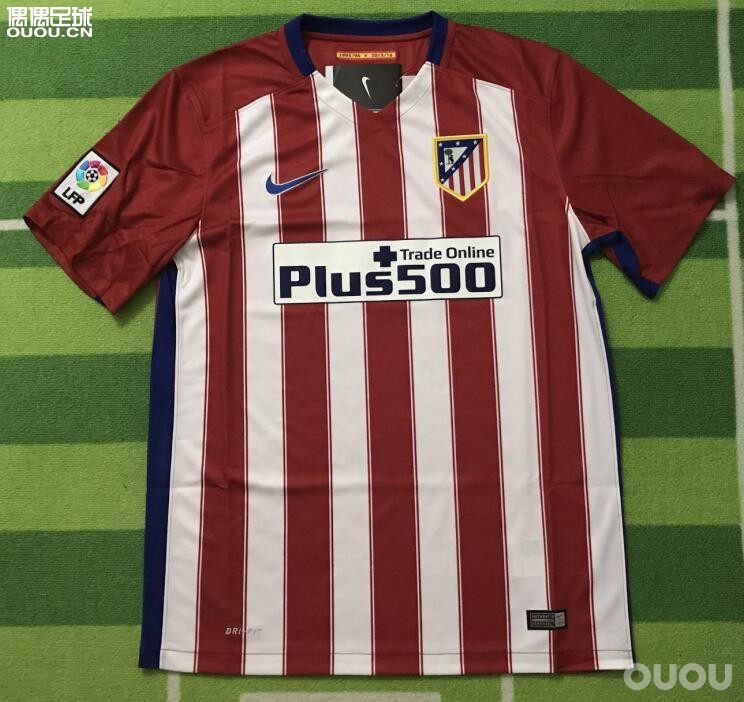 1516赛季马德里竞技*马竞主场短袖球迷版光板球衣球服686337-648只有L码